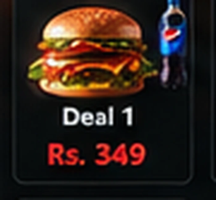 1 Zinger Burger + 1 Drink 345ml